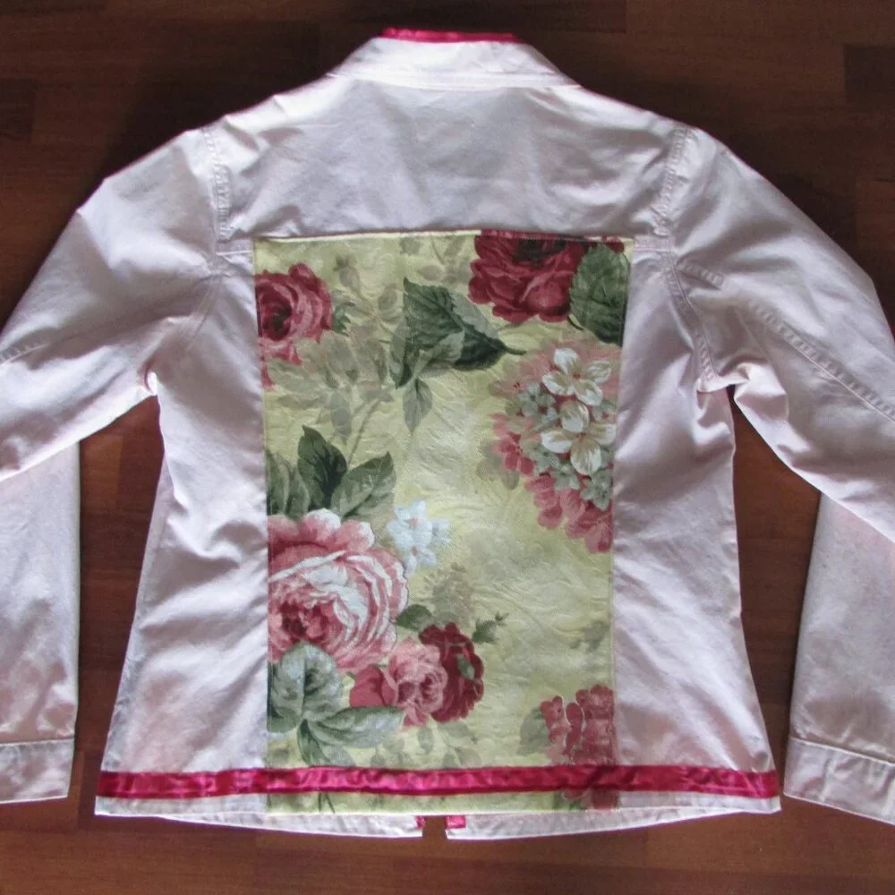 PRINTEMPS Pink Denim Customized Jacket - Picture 9 of 16